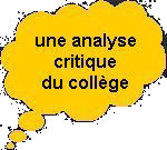 une analyse suivi des textes sur le collge et les parcours